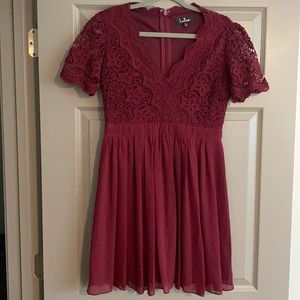 Lulu’s Lace Skater Dress